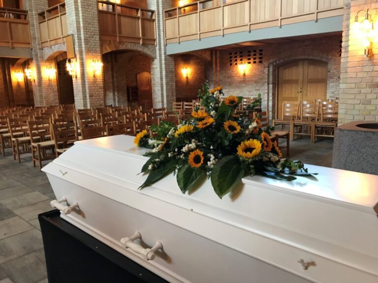 Bårebuketter og begravelse